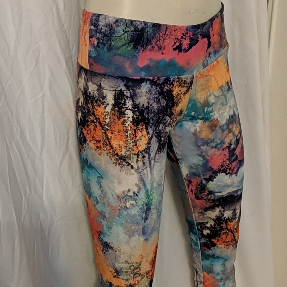 ✨5/$25✨ Onzie Anthropologie nature rainbow leggings - Picture 3 of 8